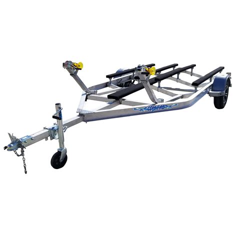 Witchcraft double personal watercraft trailer with tilt mechanism